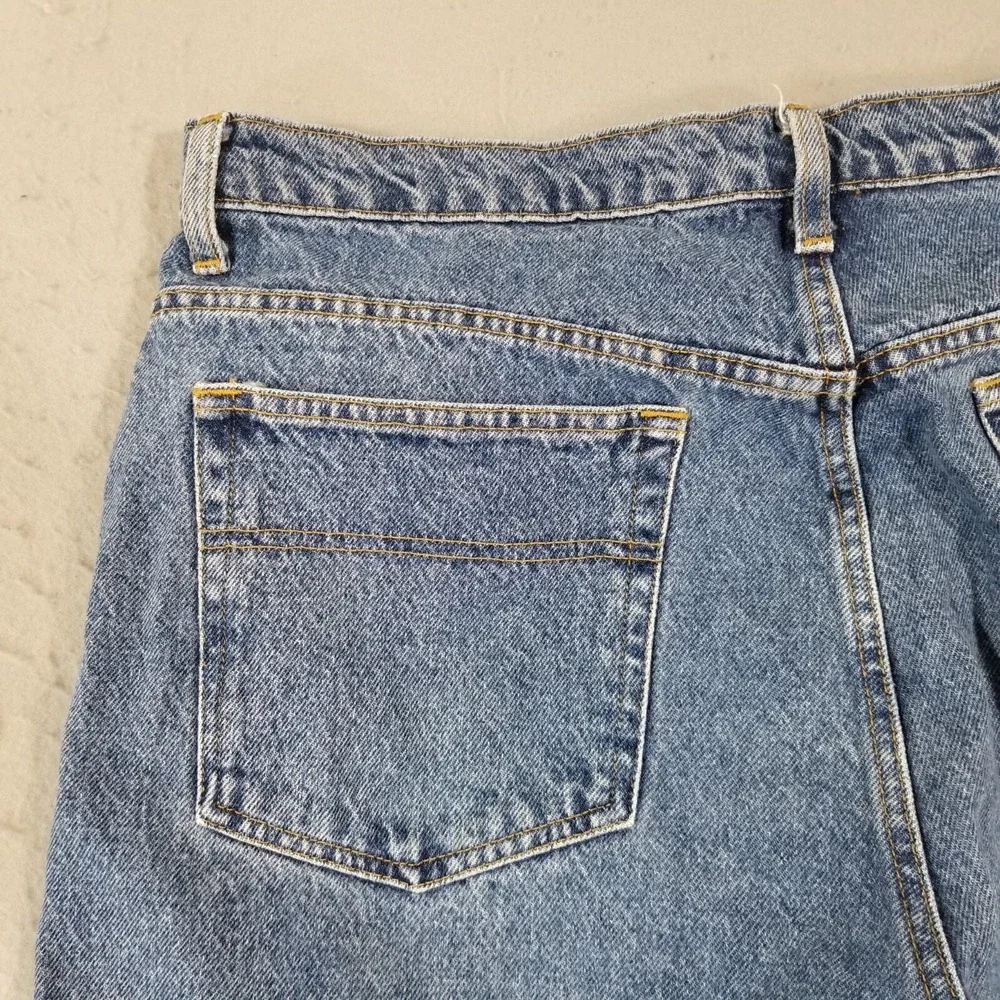 Polo Ralph Lauren jeans men's 38x30 relaxed loose fit blue denim pants retro